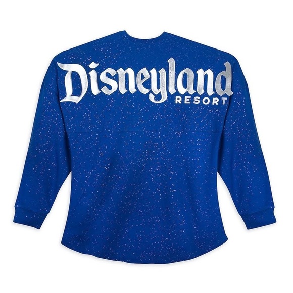 Disneyland Spirit Jersey XS Wishes Come True Disney Glitter Blue Silver - Picture 14 of 14
